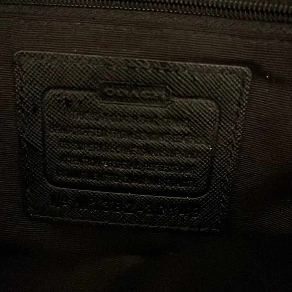 ❌SOLD❌COACH Bleeker Riley saffiano large black leather purse, 30149, EUC - Picture 3 of 15